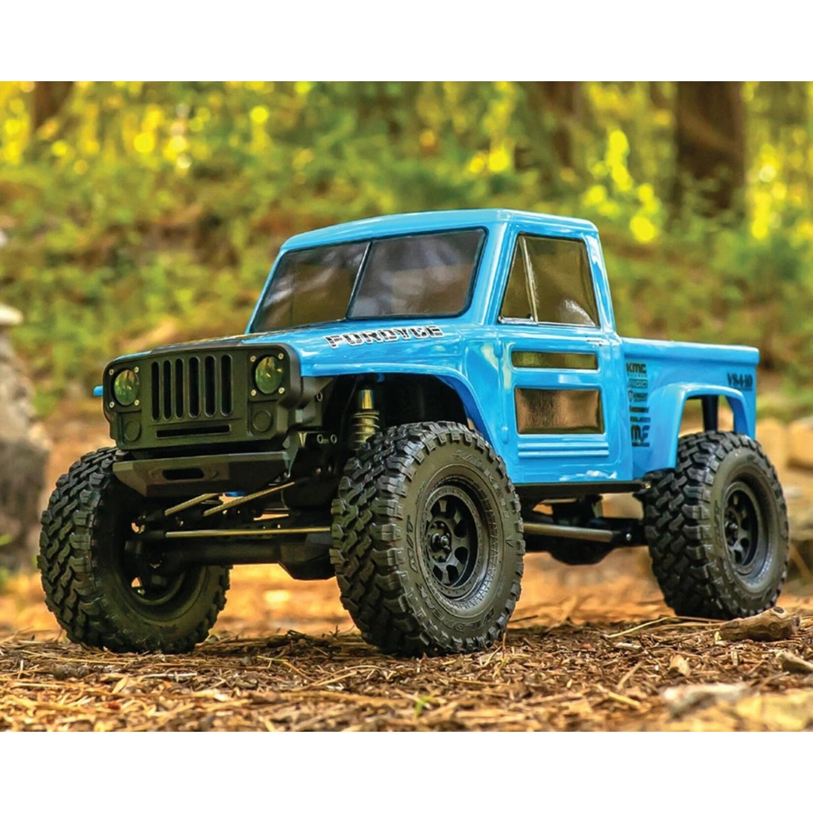 #VPS09012A Vanquish Products VS4-10 Fordyce RTR Straight Axle Rock Crawler (Blue)