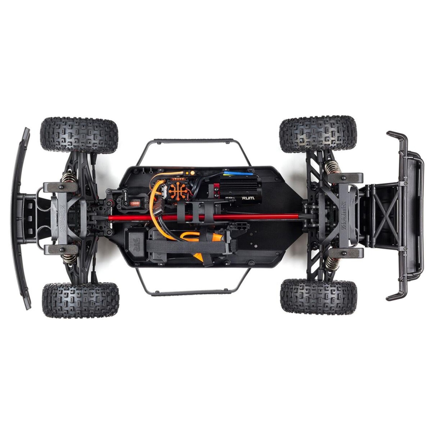 ARRMA #ARA7604V2T2  Arrma Mojave 6S BLX Brushless RTR 1/7 4WD RTR Desert Racer (Red/Black) (V2) w/SLT3 2.4GHz Radio #ARA7604V2T2