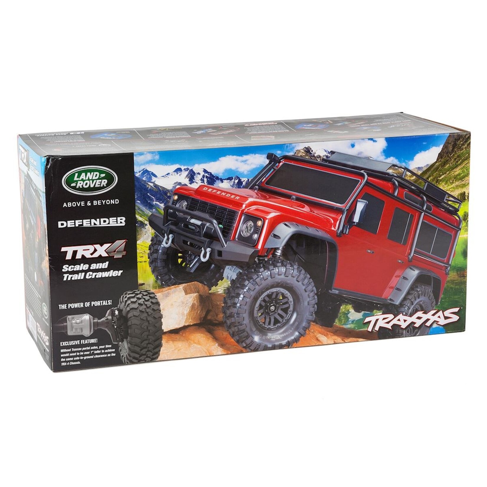 Traxxas Traxxas TRX-4 1/10 Scale Trail Rock Crawler w/Land Rover Defender Body (Silver w/XL-5 ESC & TQi 2.4GHz Radio #82056-4-SLVR