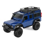 Traxxas #82056-4-BLUE Traxxas TRX-4 1/10 Scale Trail Rock Crawler w/Land Rover Defender Body (Blue) w/XL-5 ESC & TQi 2.4GHz Radio