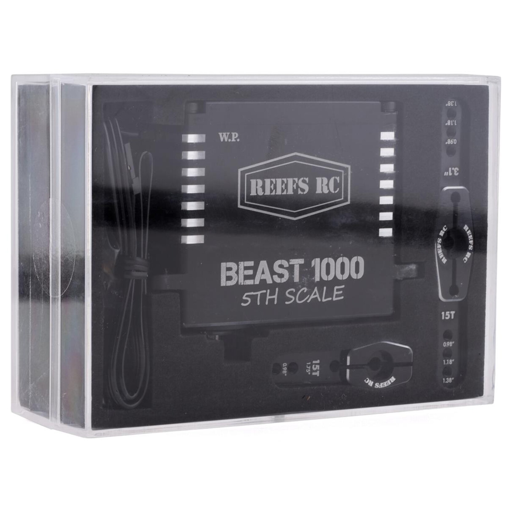 Reefs RC #REEFS102 Reefs RC Beast 1000 Waterproof Digital 1/5 Scale Brushless Servo (High Voltage)