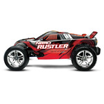 Traxxas Traxxas Nitro Rustler 1/10 RTR Stadium Truck (Silver/Red) w/TQi 2.4GHz, TSM, EZ Start, Battery & DC Charger #44096-3-SLVR RED