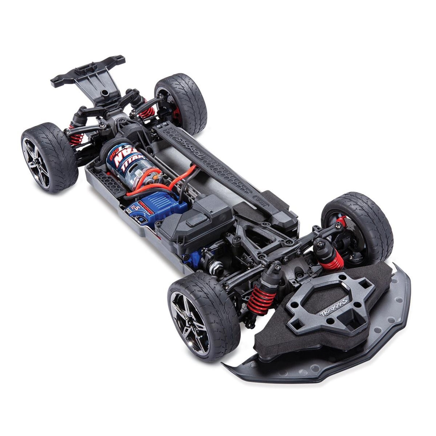 Traxxas #93054-4-BLK Traxxas 4-Tec 3.0 1/10 RTR Touring Car w/Corvette Stingray Body (Black) & TQ 2.4GHz Radio System