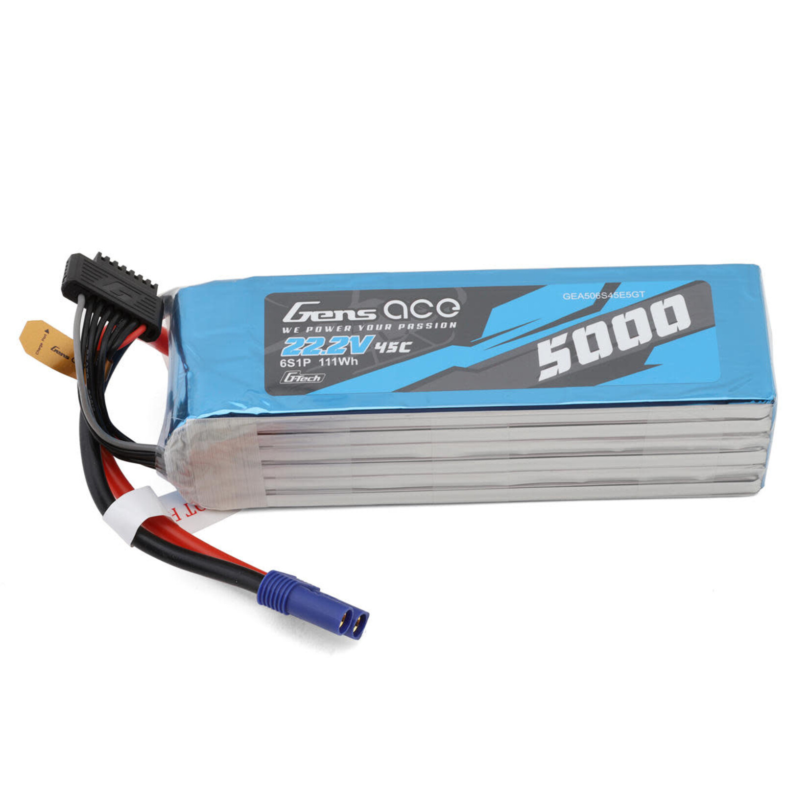 Gens Ace #GEA506S45E5GT Gens Ace G-Tech Smart 6S LiPo Battery 45C (22.2V/5000mAh) w/EC5 Connector