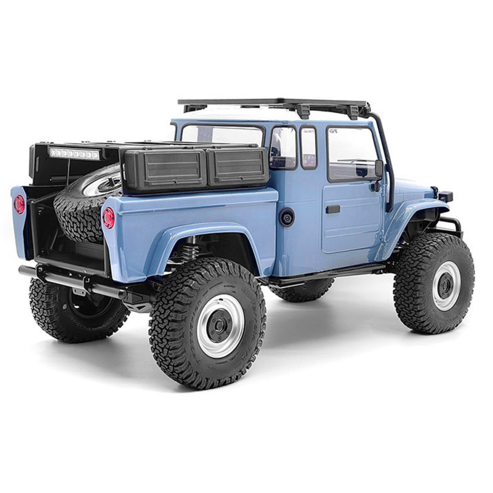 CCHAND #VVV-C1389 RC4WD CChand Rear Bed Rack And Tool Box W/ Light Bar for Vanquish VS4-10 Phoenix