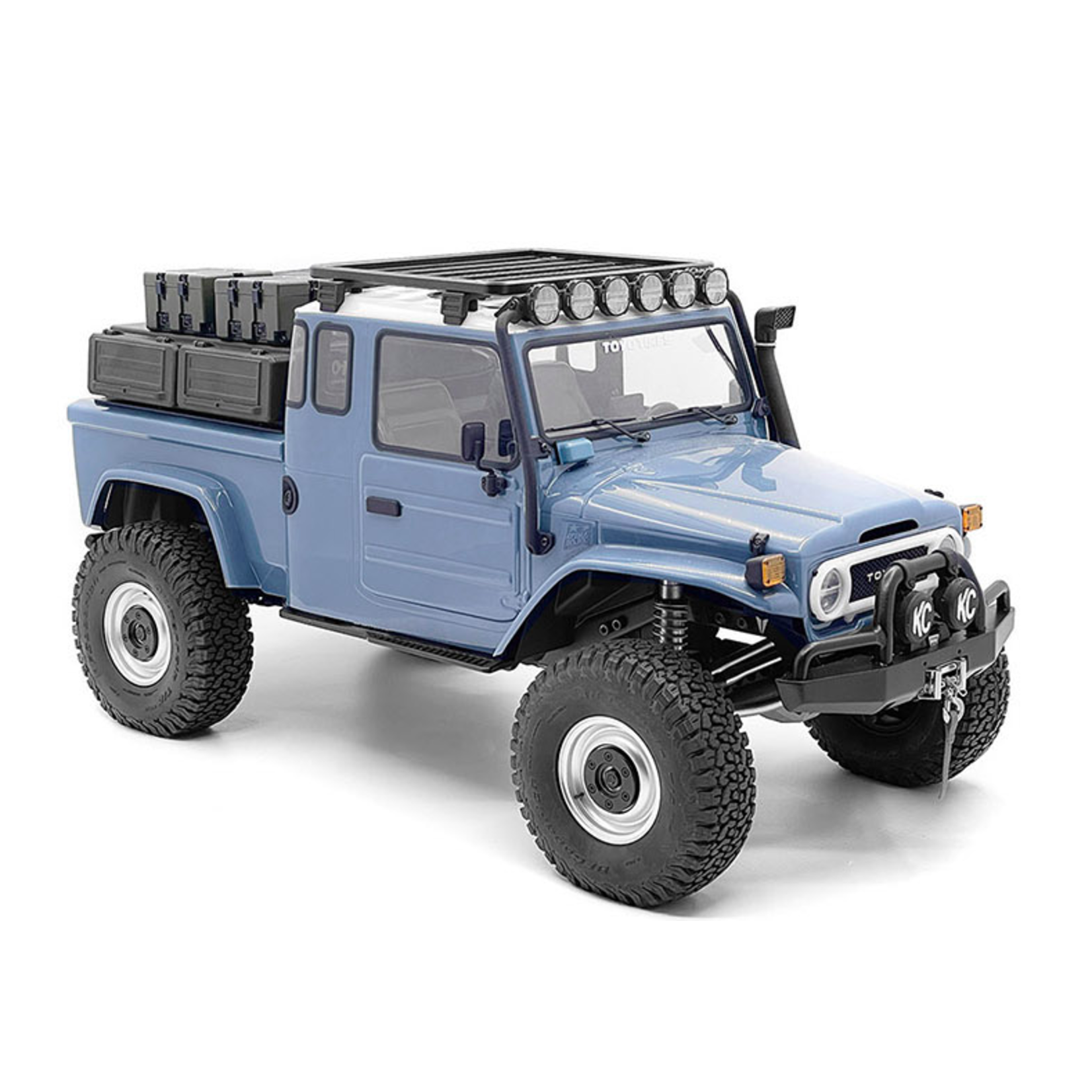 CCHAND #VVV-C1389 RC4WD CChand Rear Bed Rack And Tool Box W/ Light Bar for Vanquish VS4-10 Phoenix