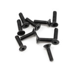 ProTek RC #PTK-H-2103 ProTek RC 2.5x10mm "High Strength" Flat Head Screws (10)