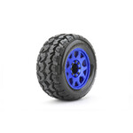 Jetko Tires Jetko Tires 1/8 MT 3.8" EX-Tomahawk Pre-Mounted Tires (Blue) #JKO1801CLMSGBB2