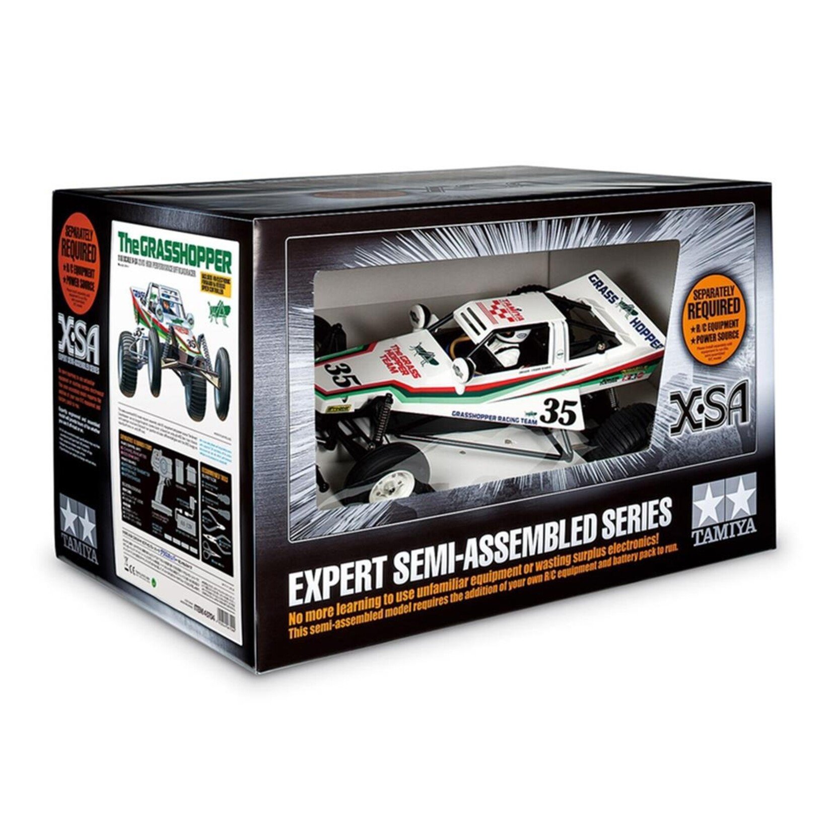 Tamiya #46704 Tamiya X-SA Grasshopper 1/10 Off-Road 2WD Buggy Rolling Chassis Kit