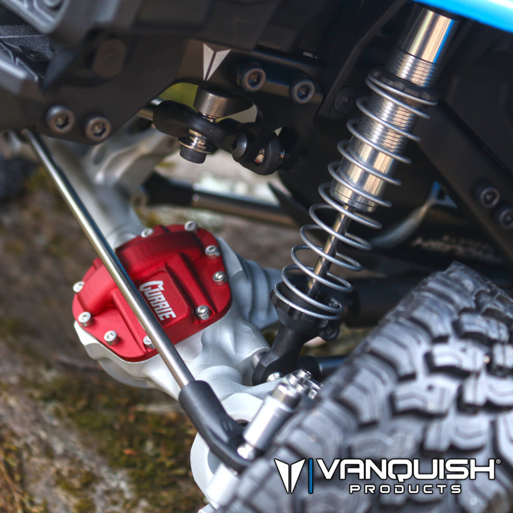 Vanquish Products #VPS08661 Vanquish Products Currie HD44 VS4-10 Front Axle (Clear)