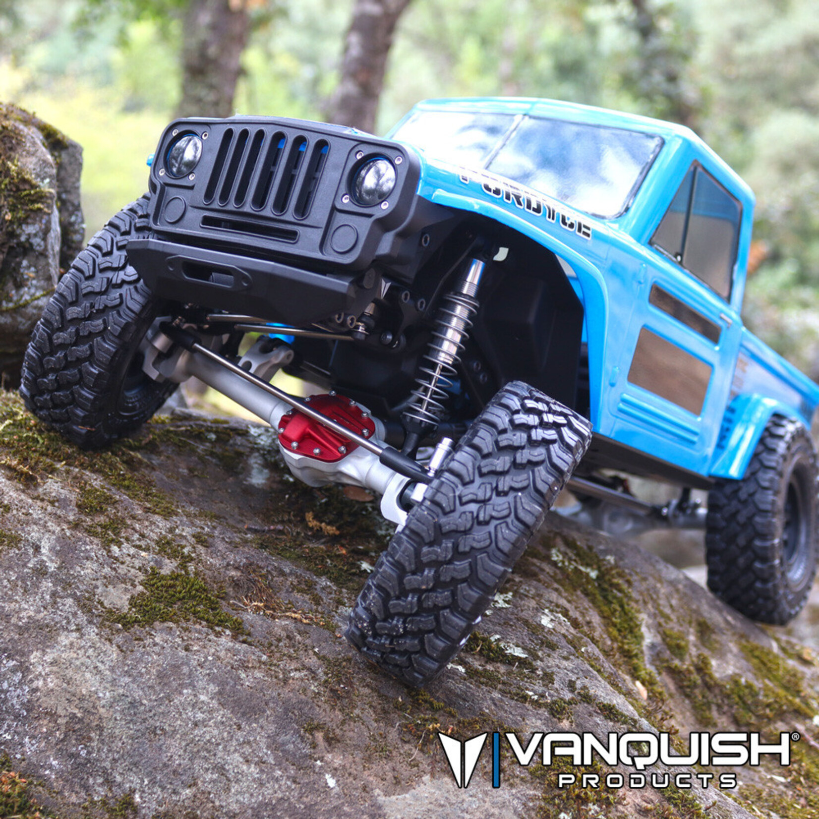 Vanquish Products #VPS08661 Vanquish Products Currie HD44 VS4-10 Front Axle (Clear)