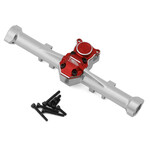 Treal #X002KLYY0F Treal Hobby Axial SCX24 Aluminum Rear Axle (Silver/Red)