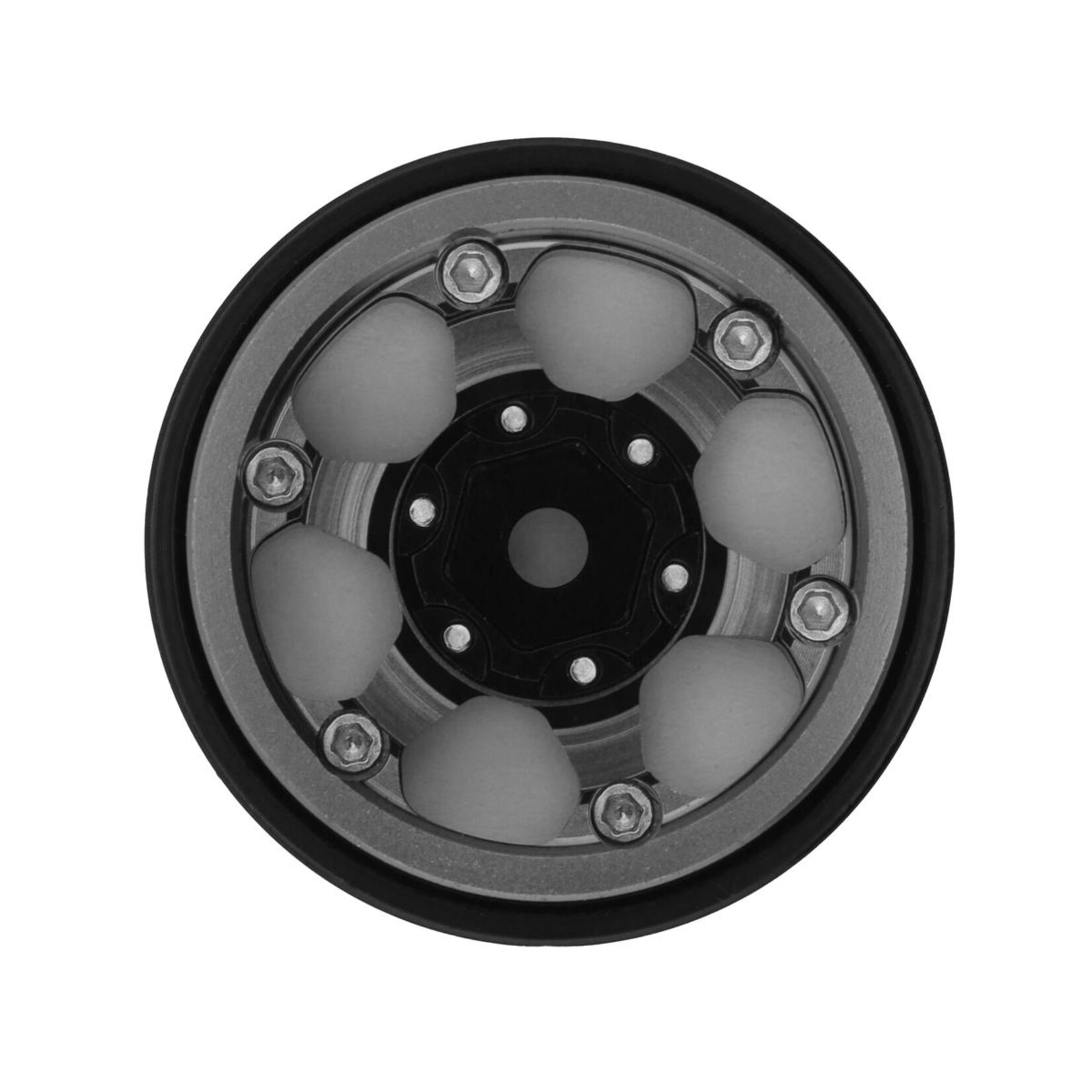 Treal Treal Hobby Type D 1.0" Concave 6-Spoke Beadlock Wheels (Grey) (4) (21.2g) #X00396C7T5