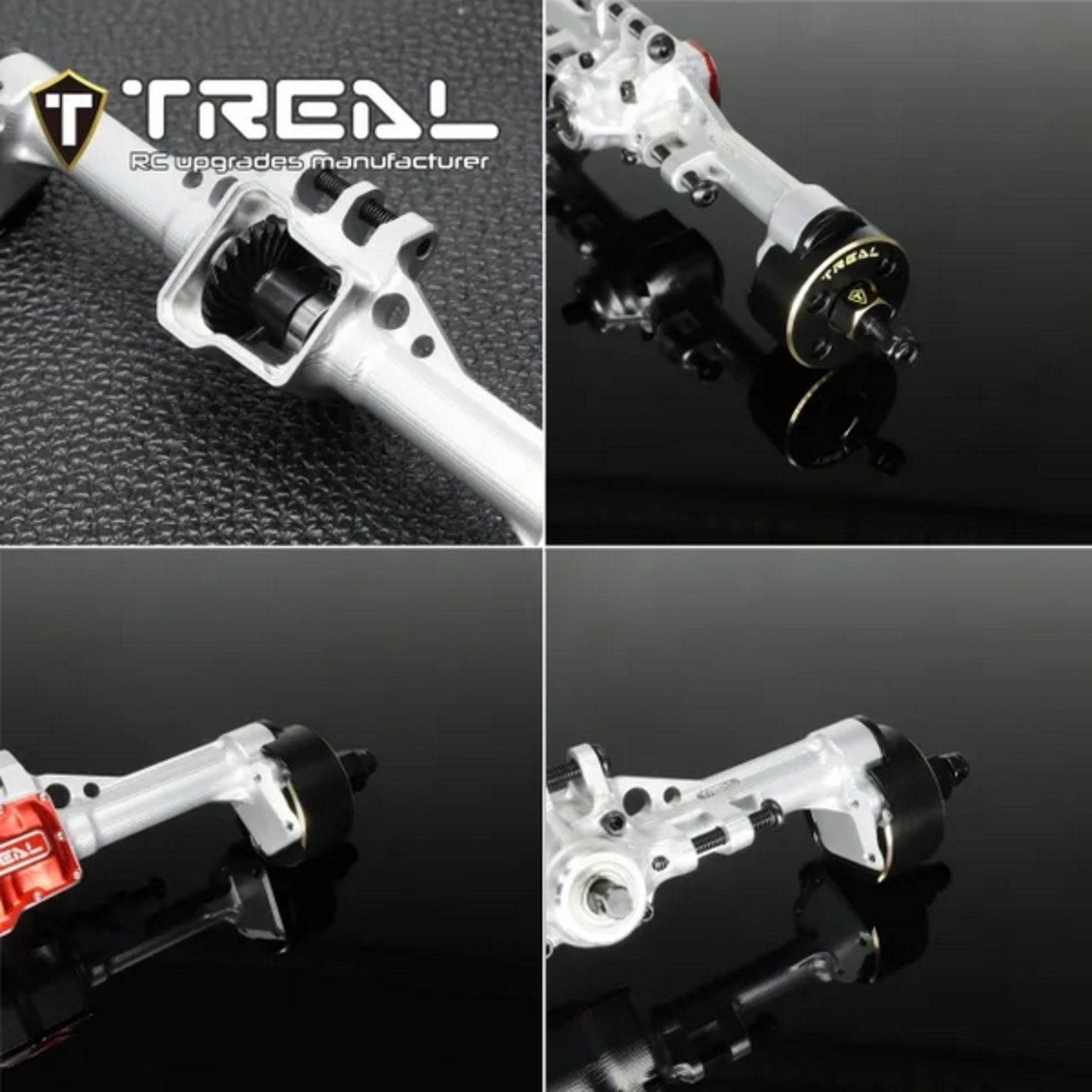 Treal Treal Hobby TRX-4M Aluminum Rear Portal Axle (Silver) #X003TM0TKX