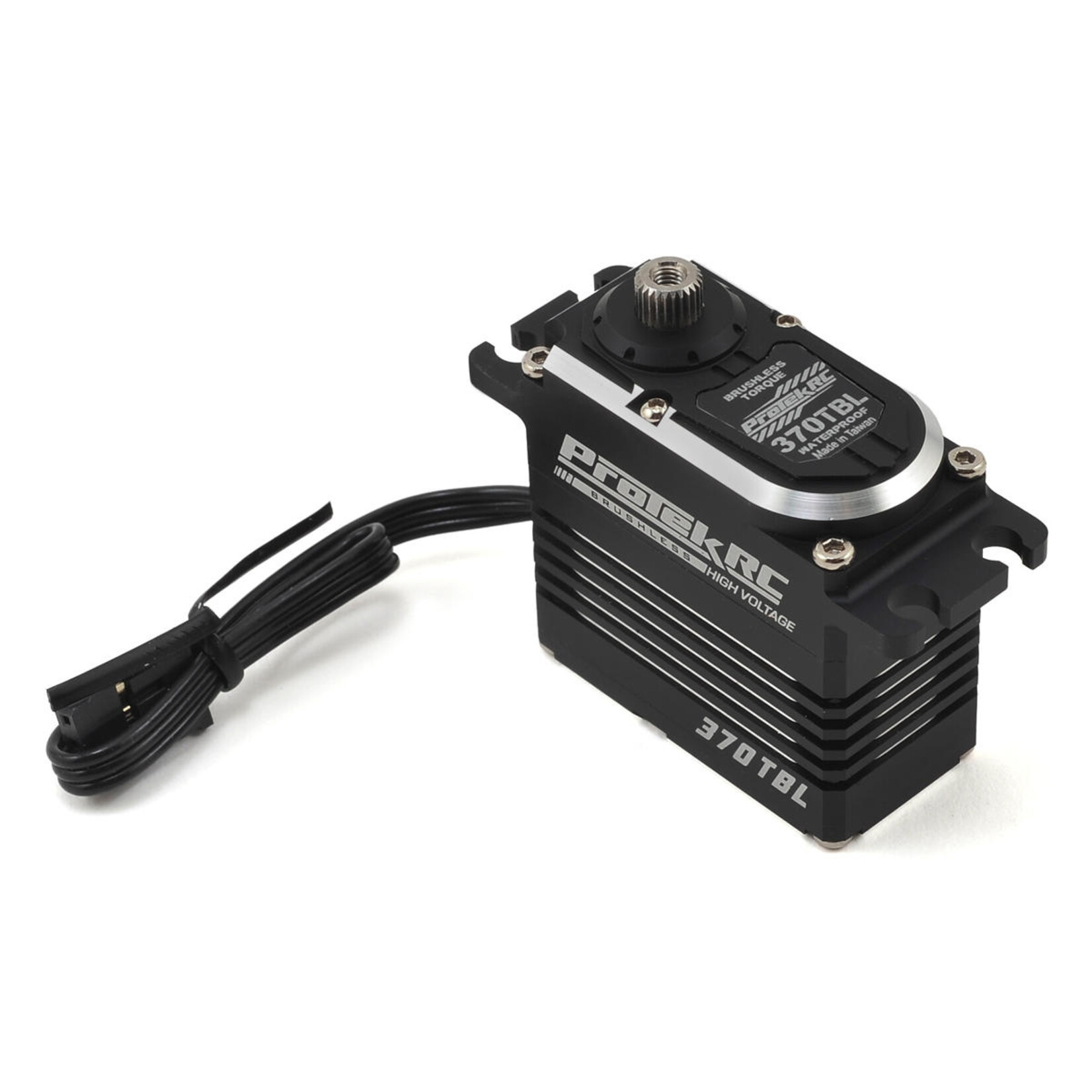 ProTek RC #PTK-370TBL ProTek RC 370TBL "Black Label" Waterproof High Torque Brushless Crawler Servo (High Voltage/Metal Case) (Digital)