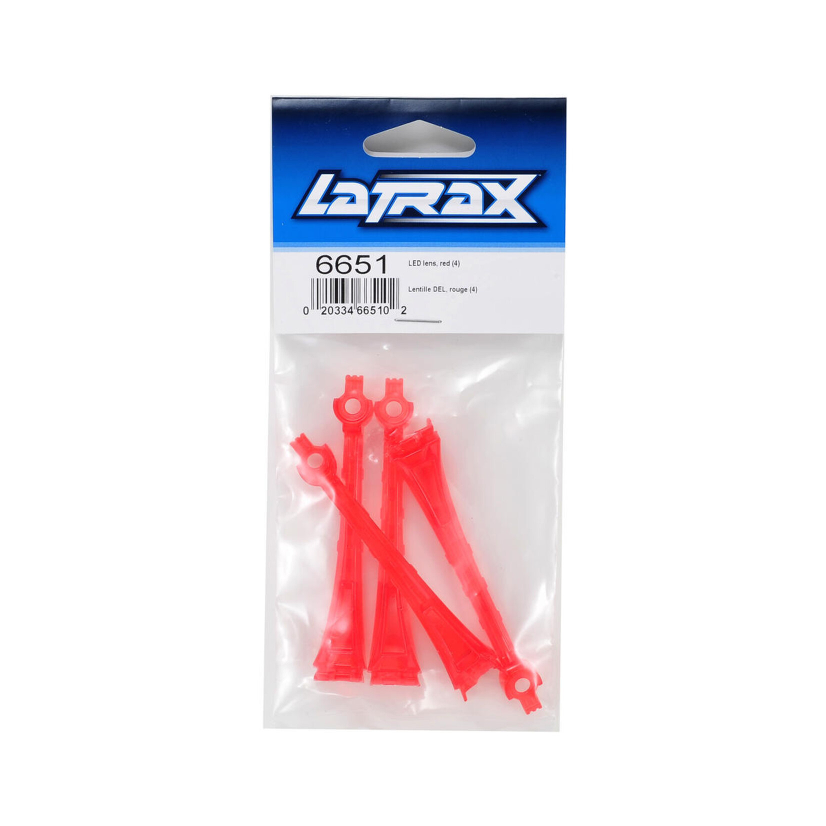 LaTrax Traxxas LaTrax Alias LED Lens (Red) (4) #6651