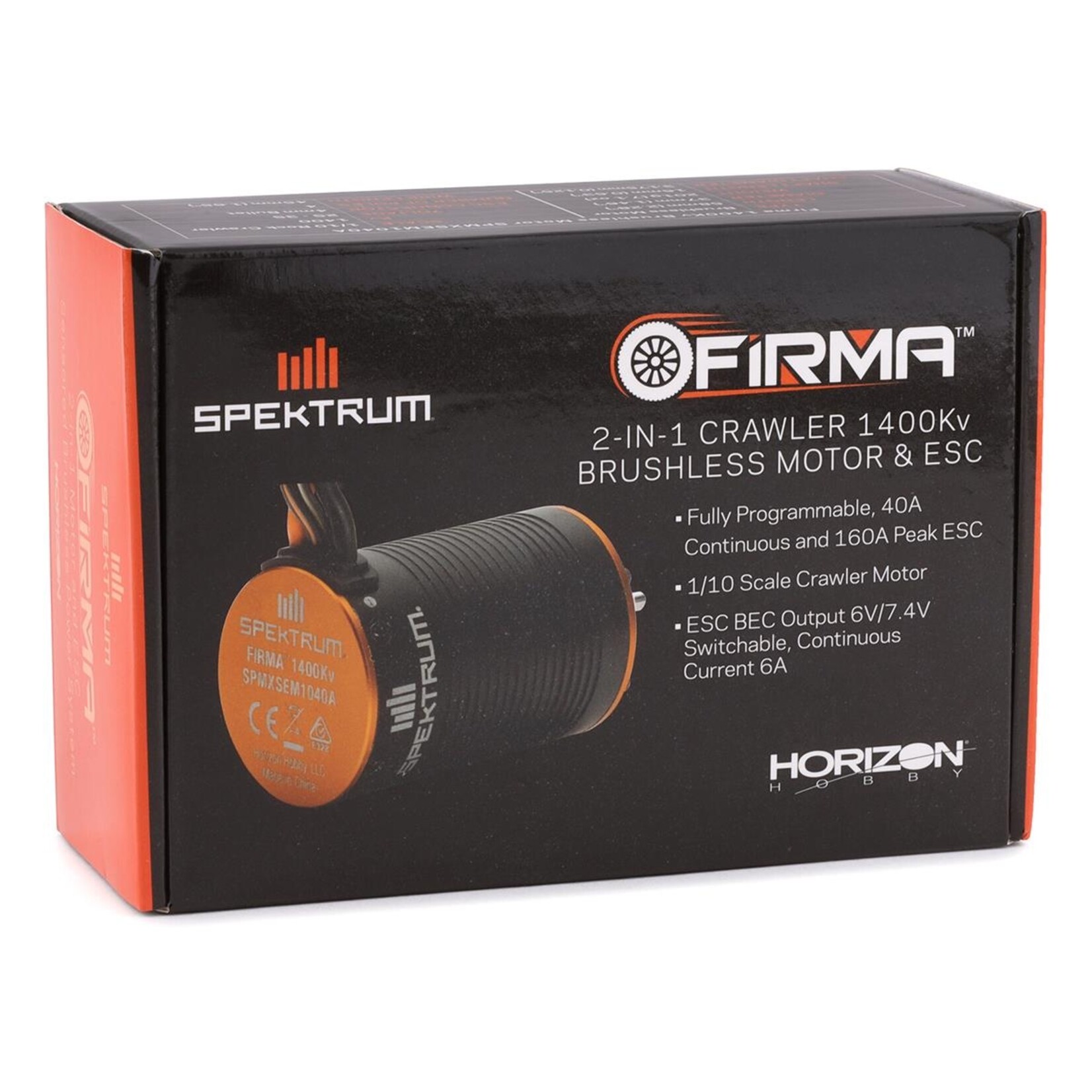 Spektrum Spektrum RC Firma 2-in-1 Brushless ESC & Motor Crawler System (1400Kv) #SPMXSEM1040A