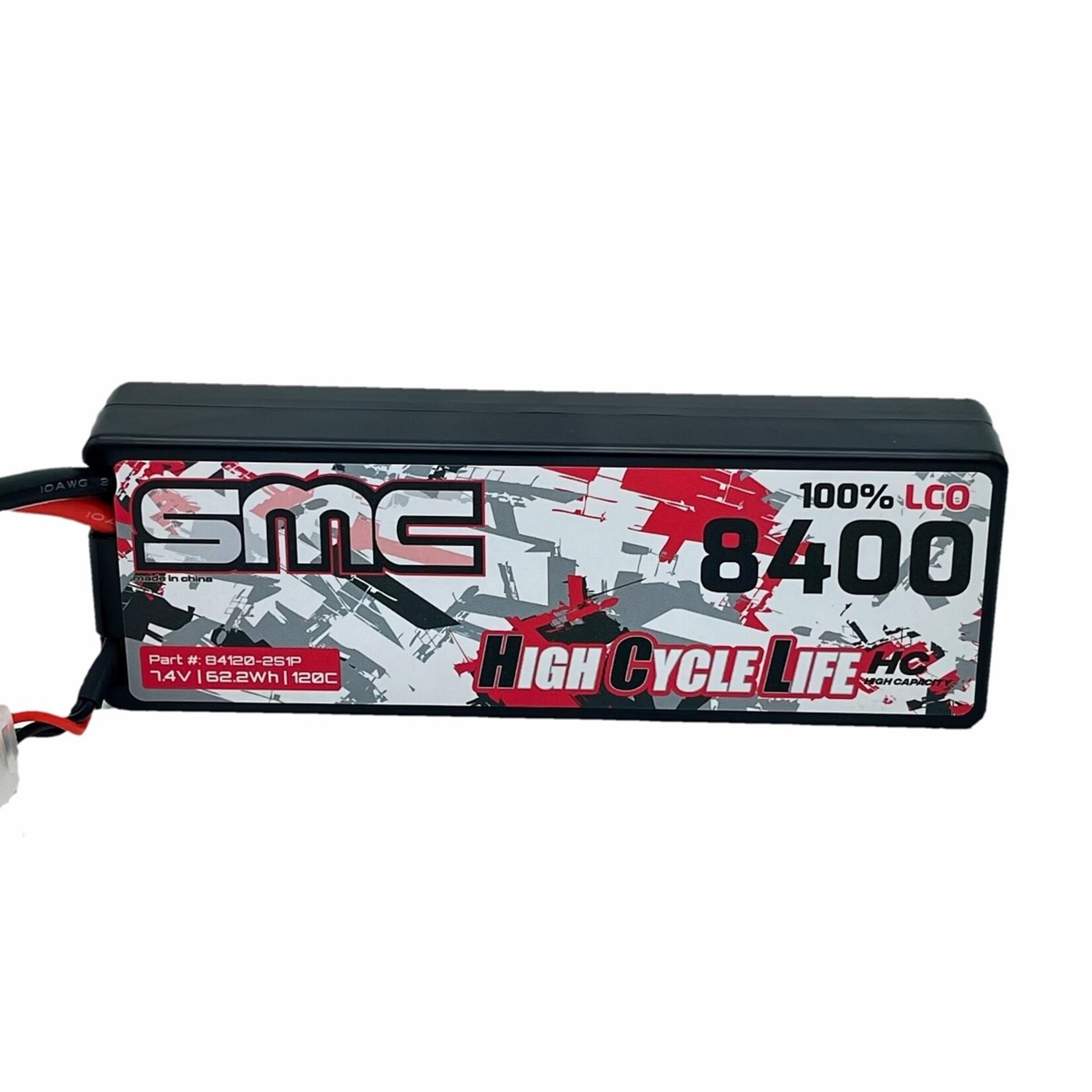 SMC #84120-2S1P-SC5 SMC HCL-HC 7.4V-8400mAh 120C Hardcase Battery