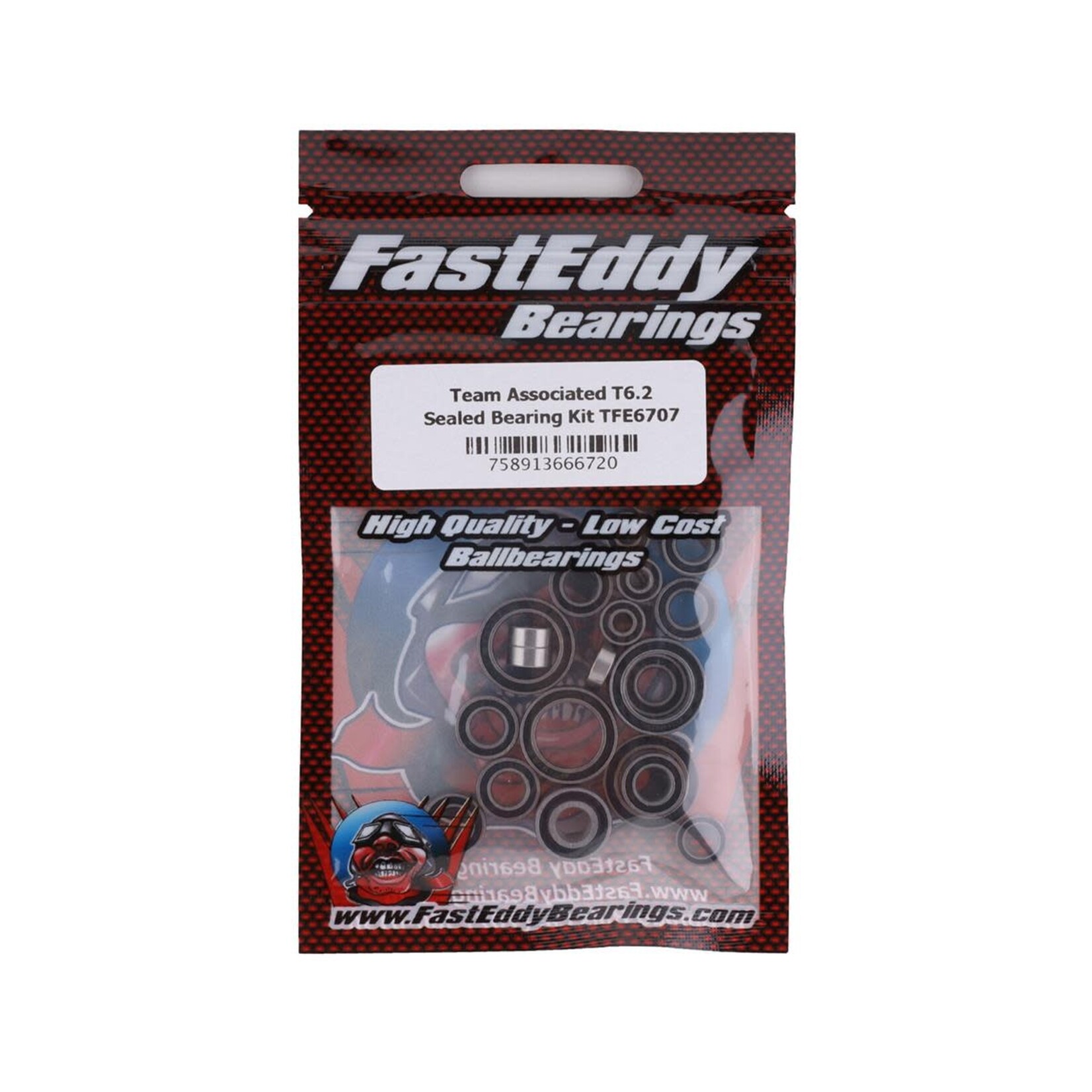 FastEddy FastEddy Team Associated T6.2 Sealed Bearing Kit #TFE6707