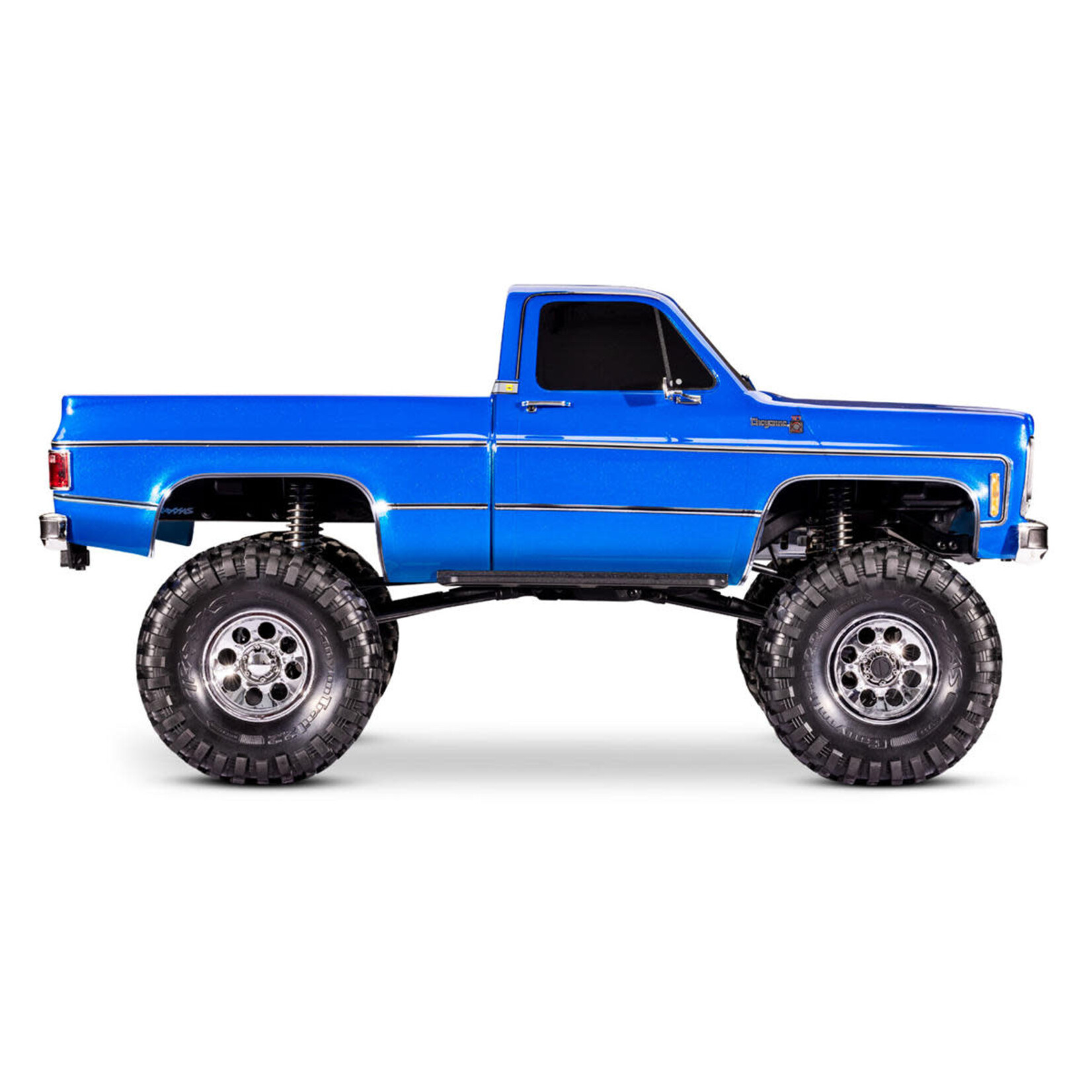 Traxxas #92056-4-BLUE Traxxas TRX-4 1/10 High Trail Edition RC Crawler w/'79 Chevy K10 Truck Body (Blue) &/TQi 2.4GHz Radio