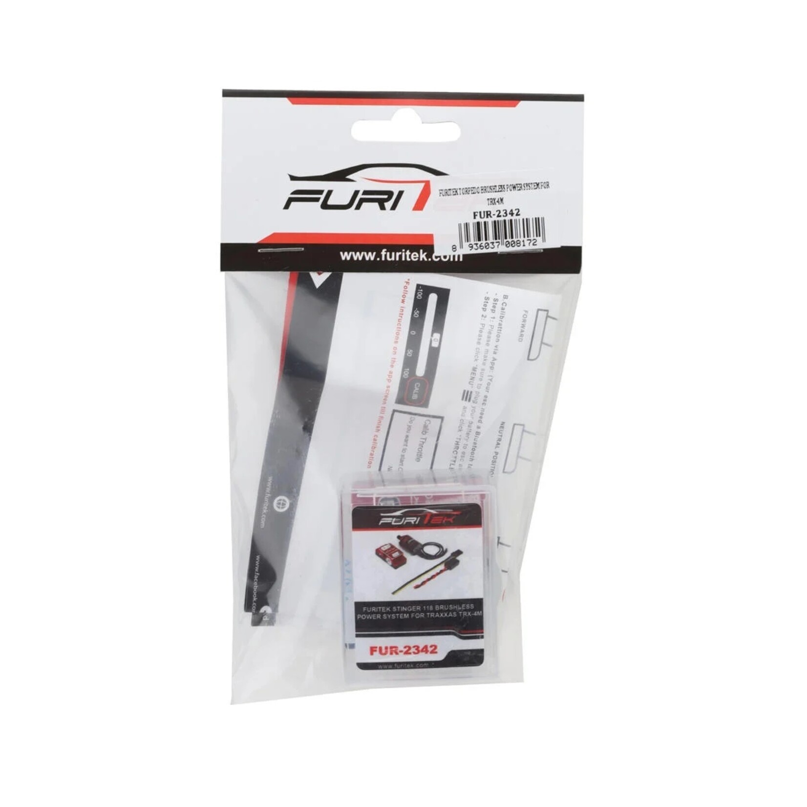 Furitek #FUR-2342 Furitek Traxxas TRX-4M Torpedo 118 Brushless Combo w/Python Pro 40A ESC & Cedar 3456kV­­ Motor