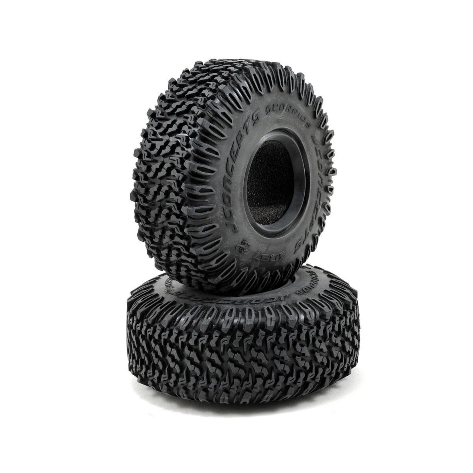 JConcepts #3057-02 JConcepts Scorpios 1.9" All Terrain Tires (2) (Green)