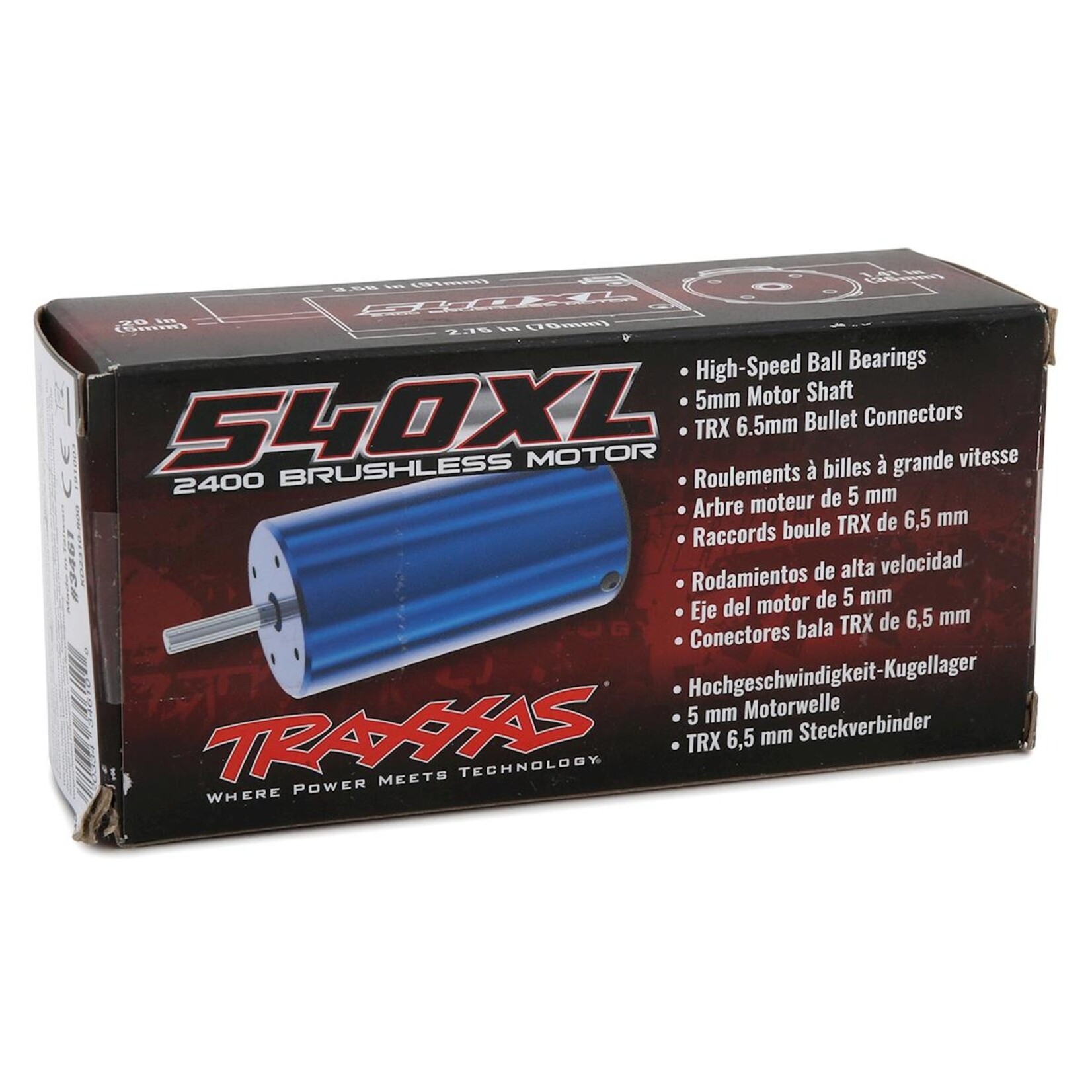 Traxxas #3461 Traxxas Velineon 540XL Brushless Motor (2400kV)