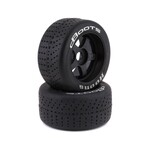 ARRMA #ARA550084  Arrma DBoots Hoons 53/107 2.9 Belted 5-Spoke Pre-mounted Tires (2) (Silver)