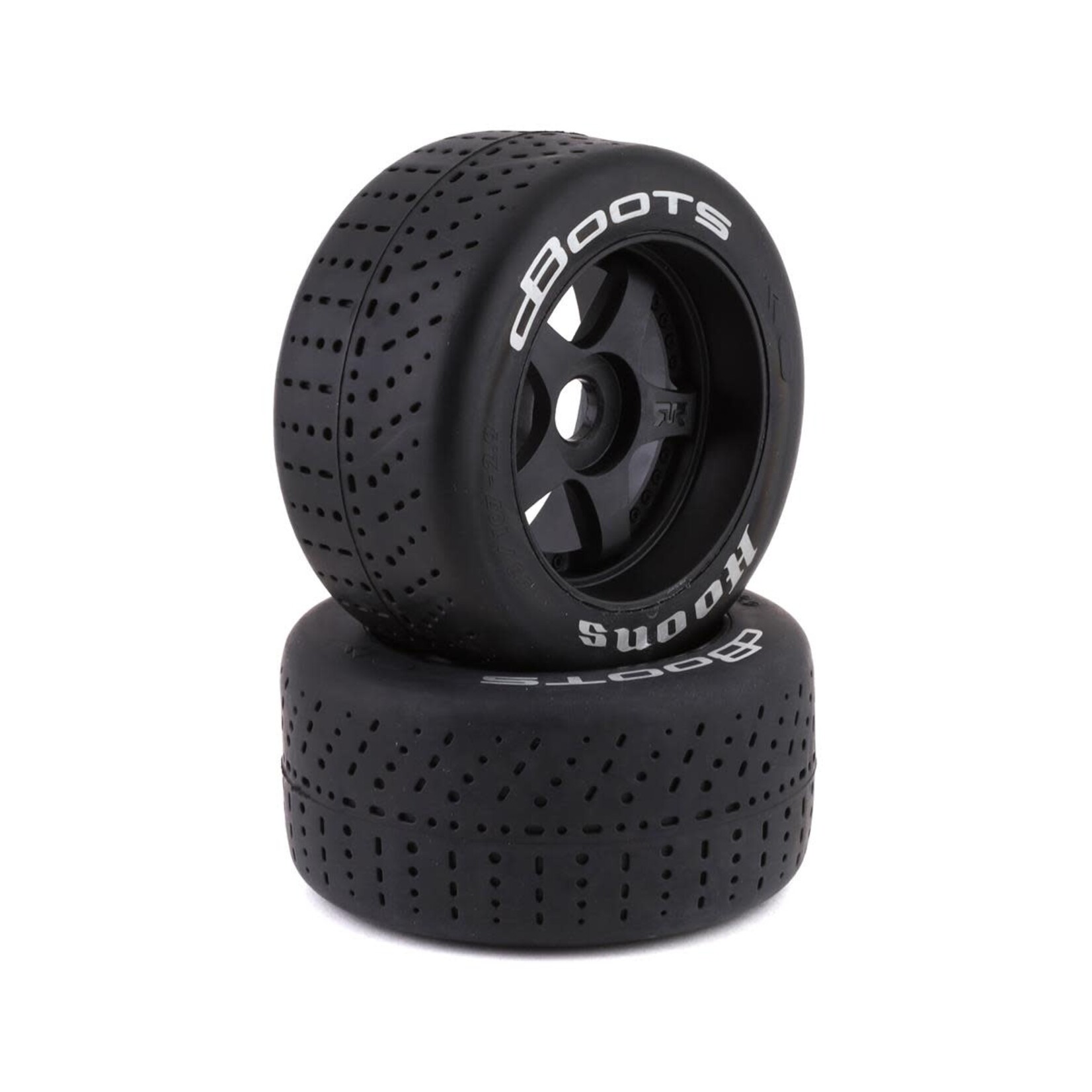 ARRMA #ARA550084  Arrma DBoots Hoons 53/107 2.9 Belted 5-Spoke Pre-mounted Tires (2) (Silver)