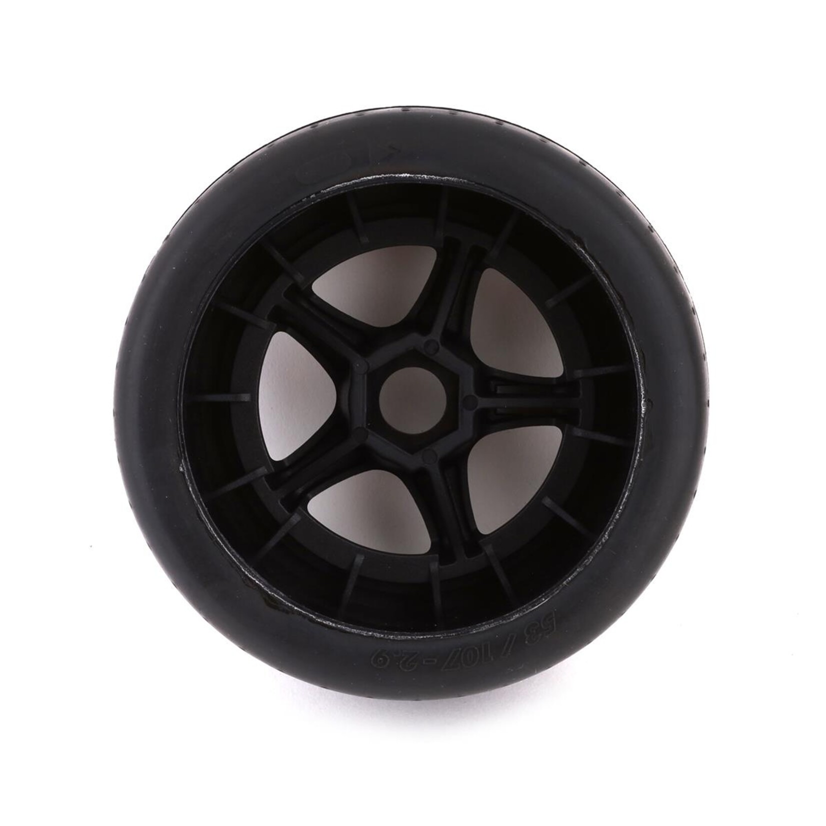 ARRMA #ARA550084  Arrma DBoots Hoons 53/107 2.9 Belted 5-Spoke Pre-mounted Tires (2) (Silver)