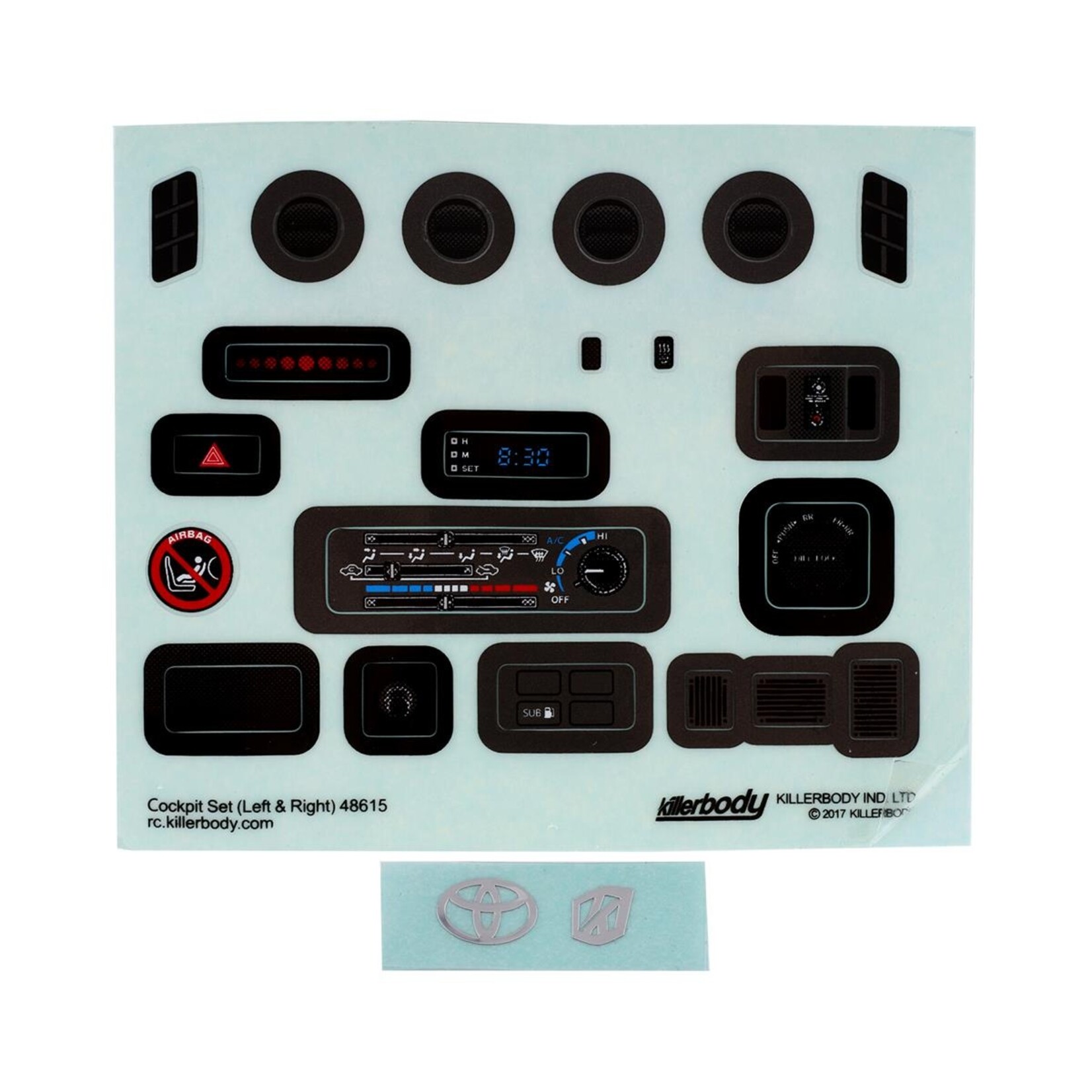 Killerbody #48615  Killerbody LC70 Complete Interior Set