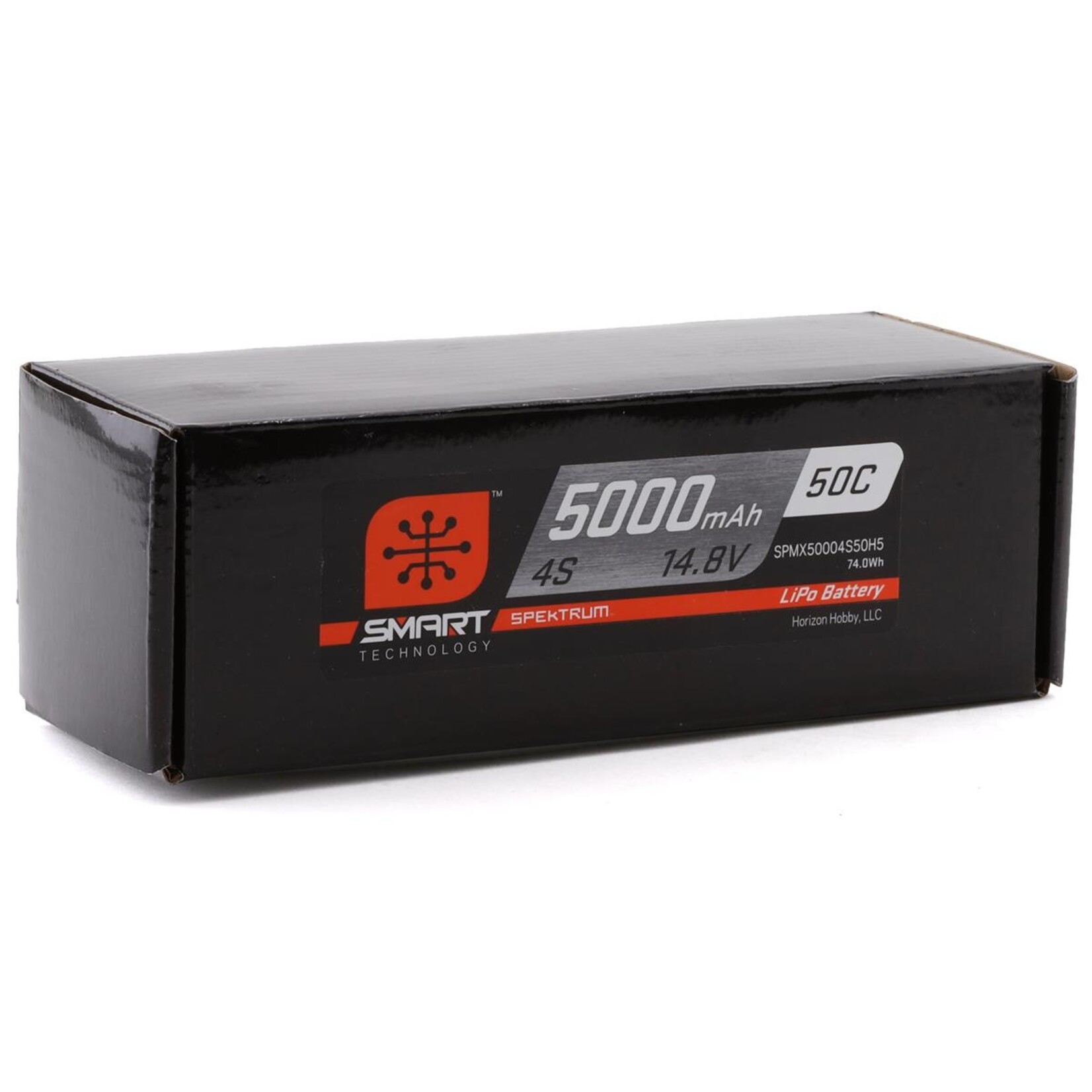 Spektrum #SPMX50004S50H5 Spektrum RC 4S Smart Hardcase 50C LiPo Battery w/IC5 Connector (14.8V/5000mAh)