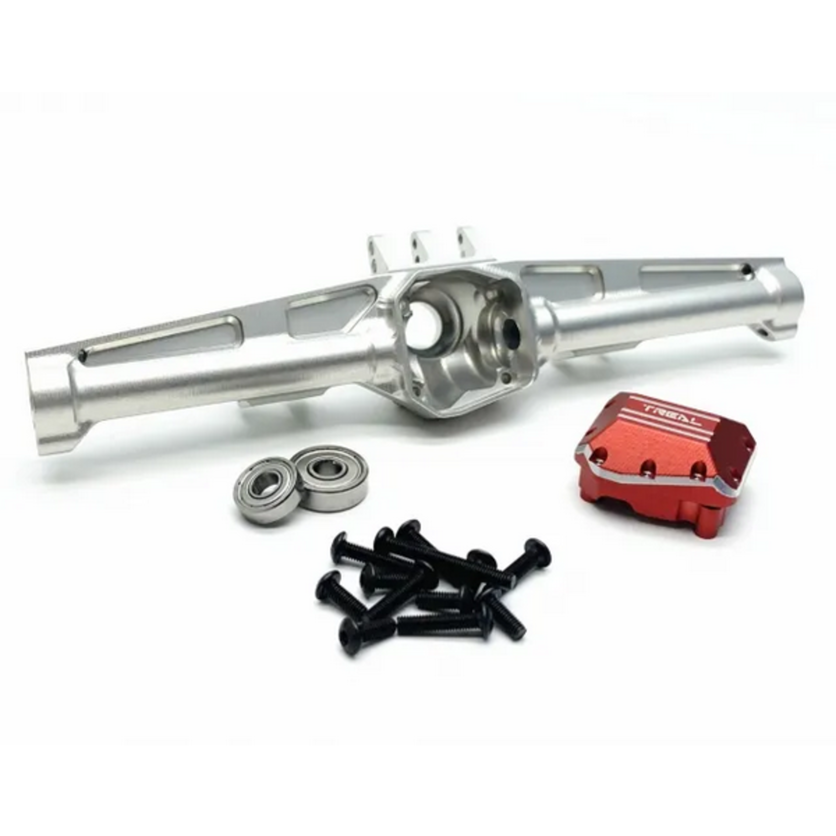 Treal Treal SCX10 III Early Ford Bronco Rear Straight Axle (Red/Silver) #X002ZLIJER