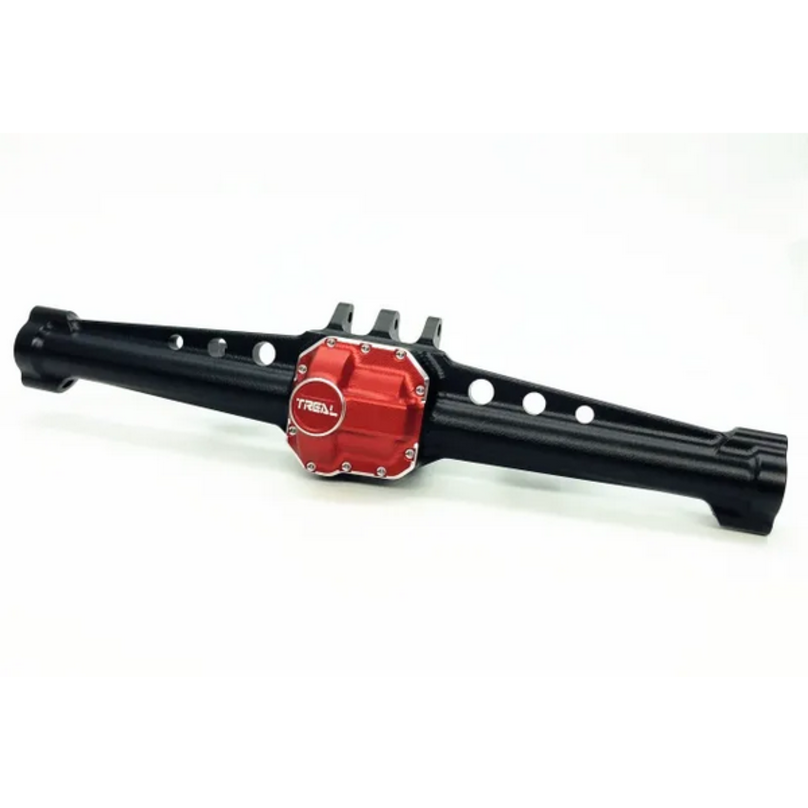 Treal #X002ZIFTH5 Treal Axial SCX10 II AR44 Rear Axle (Black/Red)
