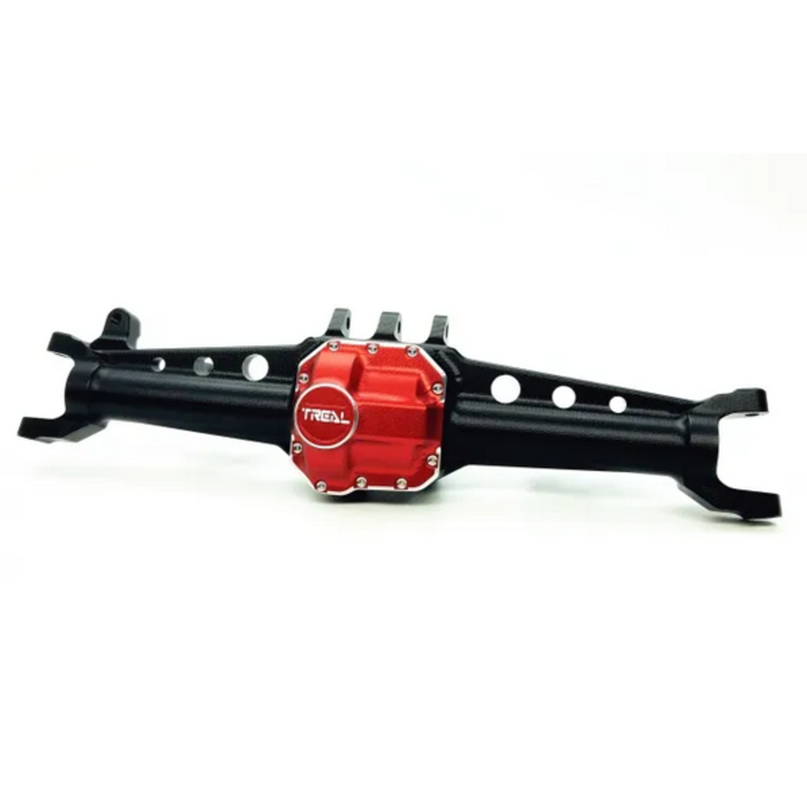 Treal #X002ZI7B2B Treal Axial SCX10 II AR44 Front Axle (Black/Red)