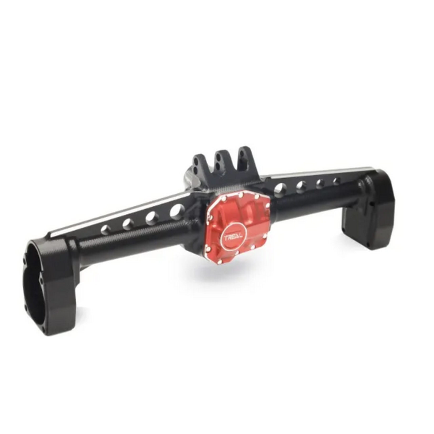 Treal #X002IT5V65 Treal SCX10 III AR45 Rear Axle (Black/Red)