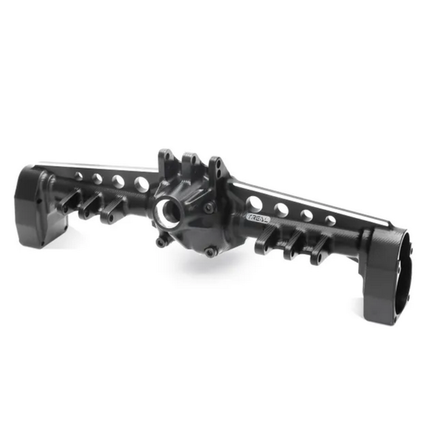 Treal #X002IT5V65 Treal SCX10 III AR45 Rear Axle (Black/Red)