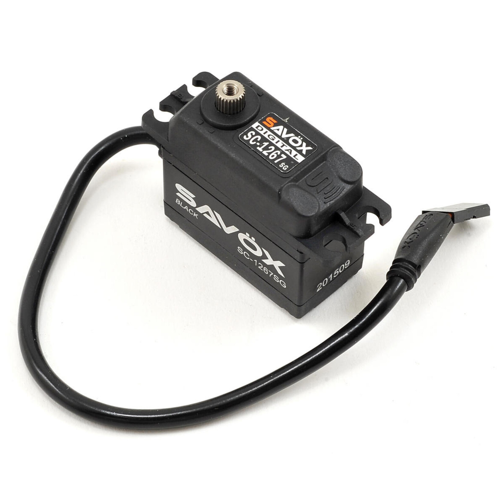 Savox #SC-1267SG  Savox Black Edition Super Speed Steel Gear Servo (High Voltage)