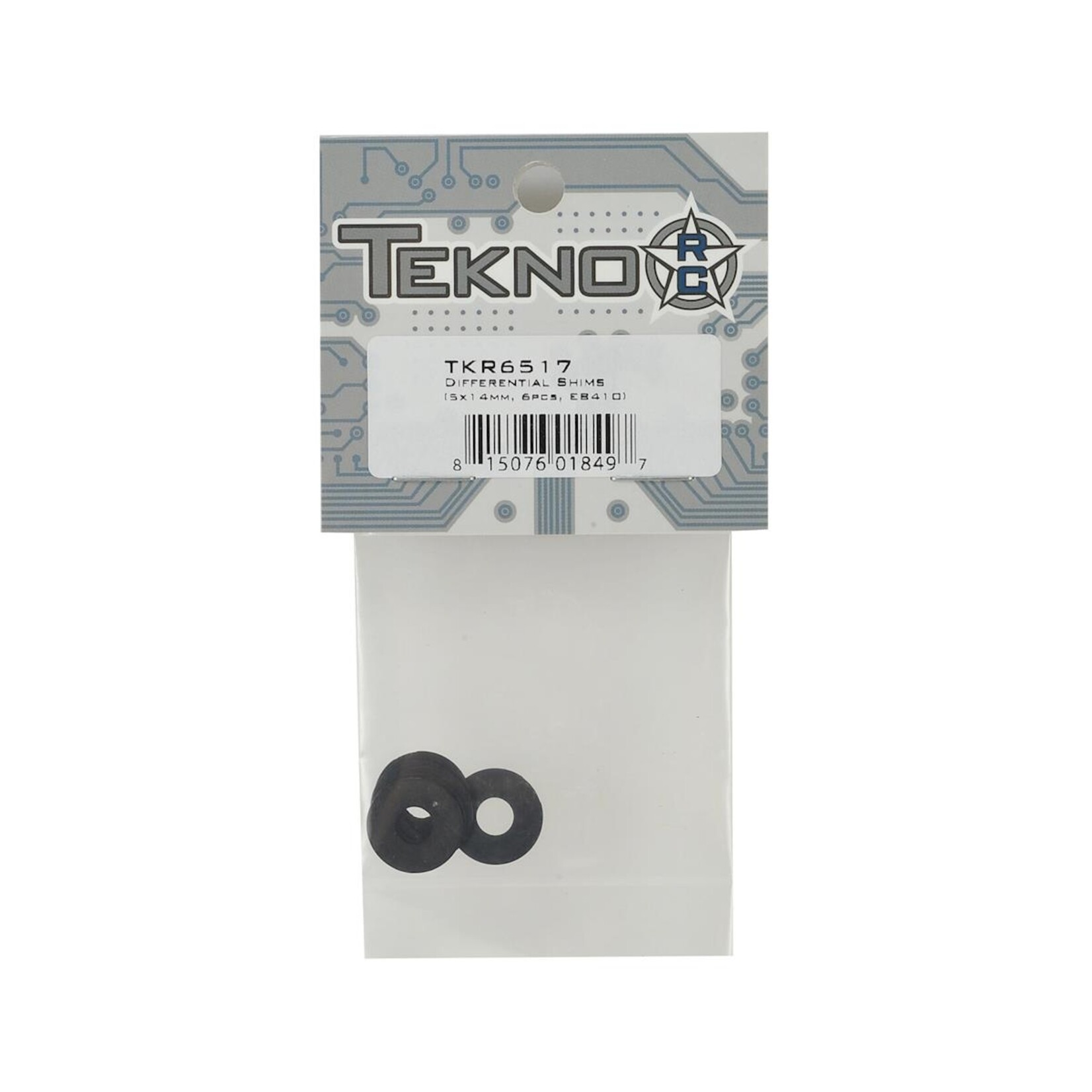 Tekno RC Tekno RC 5x14mm EB410/ET410 Differential Shims (6) #TKR6517