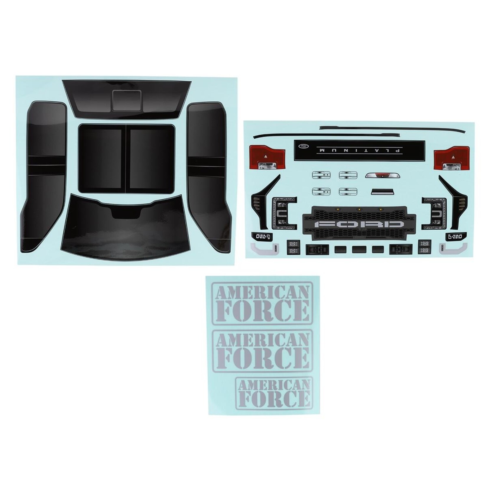 CEN Racing #CD0902 CEN Ford F-450 Complete Body Set (Blue Galaxy) (447mm Wheelbase)