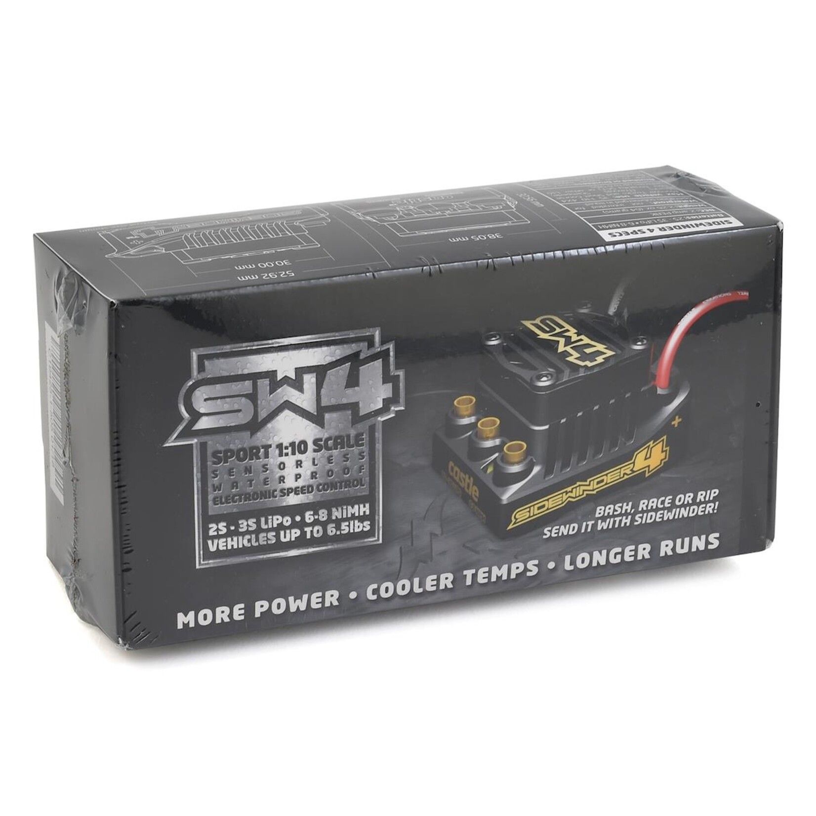 Castle Creations #010-0164-00 Castle Creations Sidewinder SW4 Waterproof 1/10 ESC