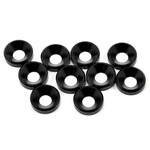 Tekno RC #TKR1228 Tekno RC M4 Countersunk Washer (Black) (10)