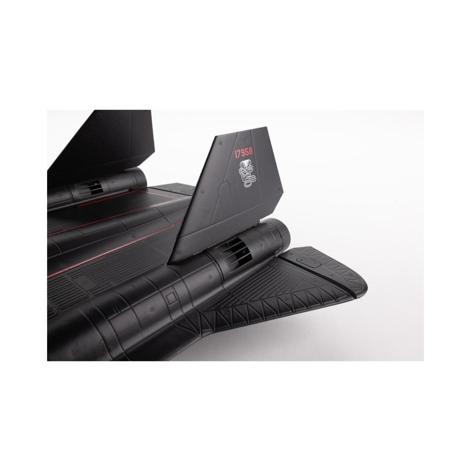 E-flite #EFL02050 E-flite SR-71 Blackbird Twin 40mm EDF BNF Basic Electric Jet Airplane (505mm) w/AS3X & SAFE Technology