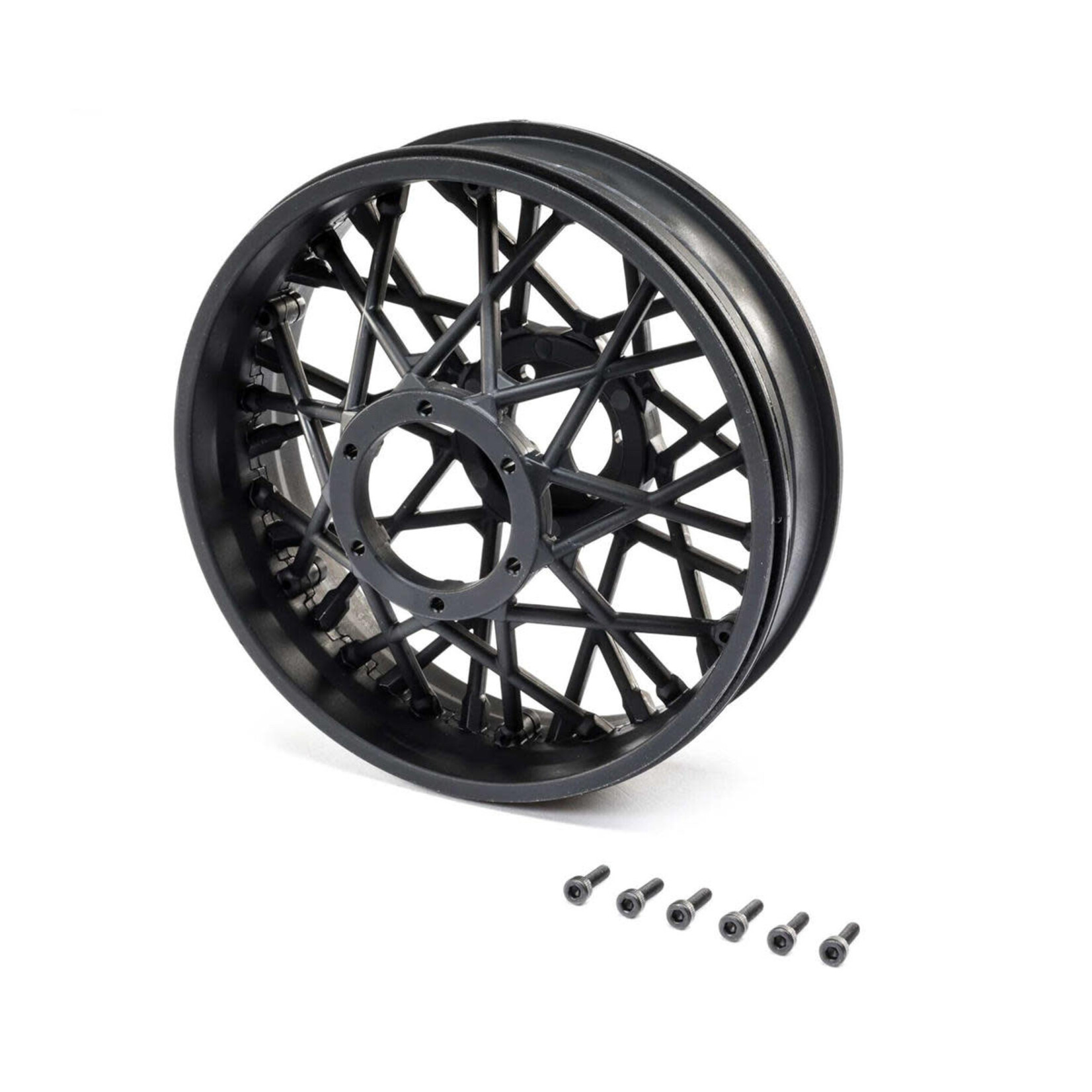 Losi #LOS46001 Losi Promoto-MX Rear Wheel Set (Black)