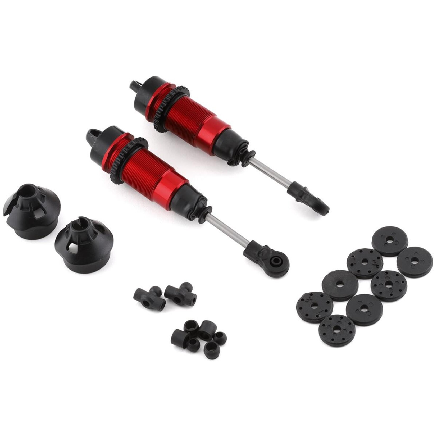ARRMA #ARA330621  Arrma 115mm Pre-Assembled Front Shock Set (Red) (2)