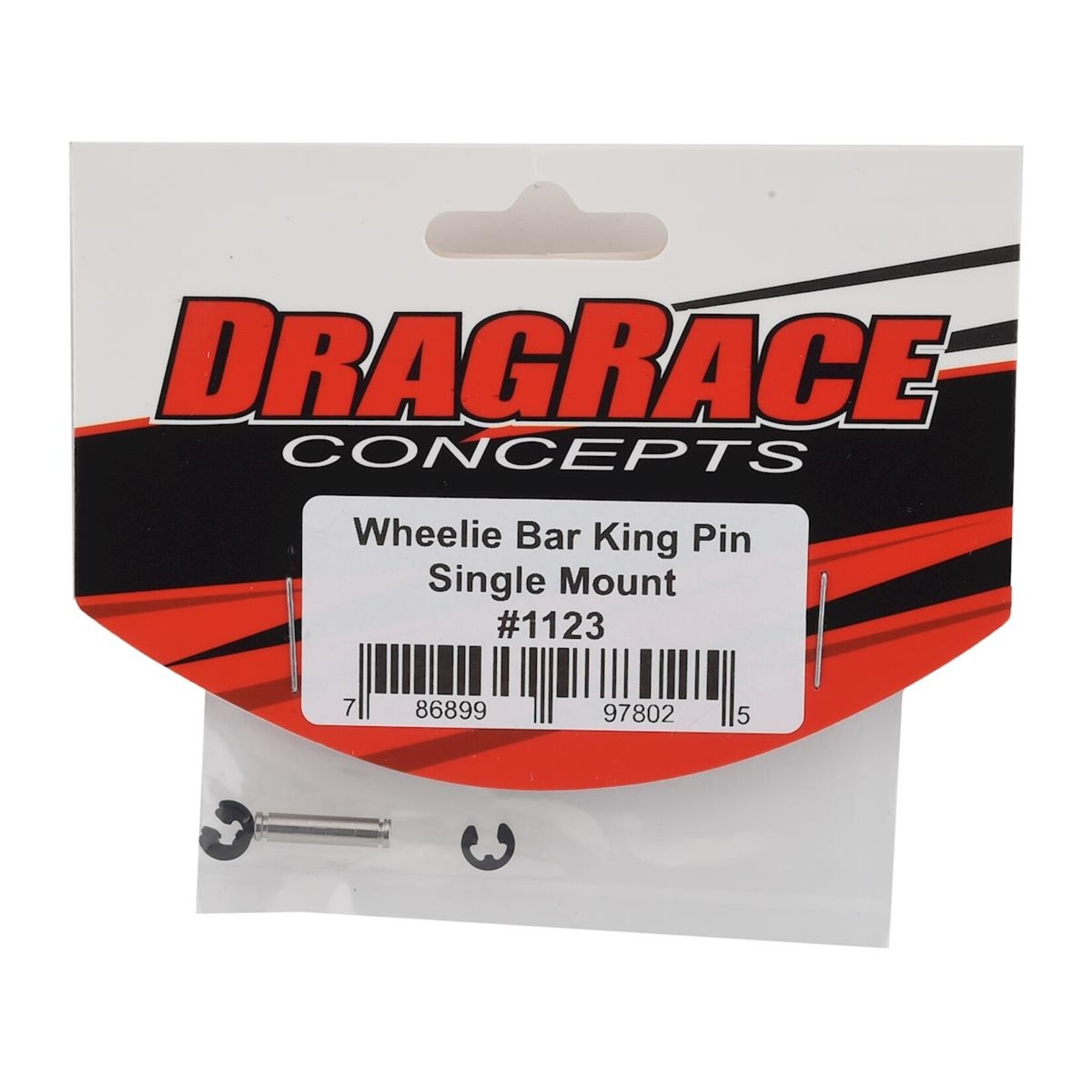 DragRace Concepts DragRace Concepts Drag Pak Single Mount Flat Wheelie Bar King Pin #1123