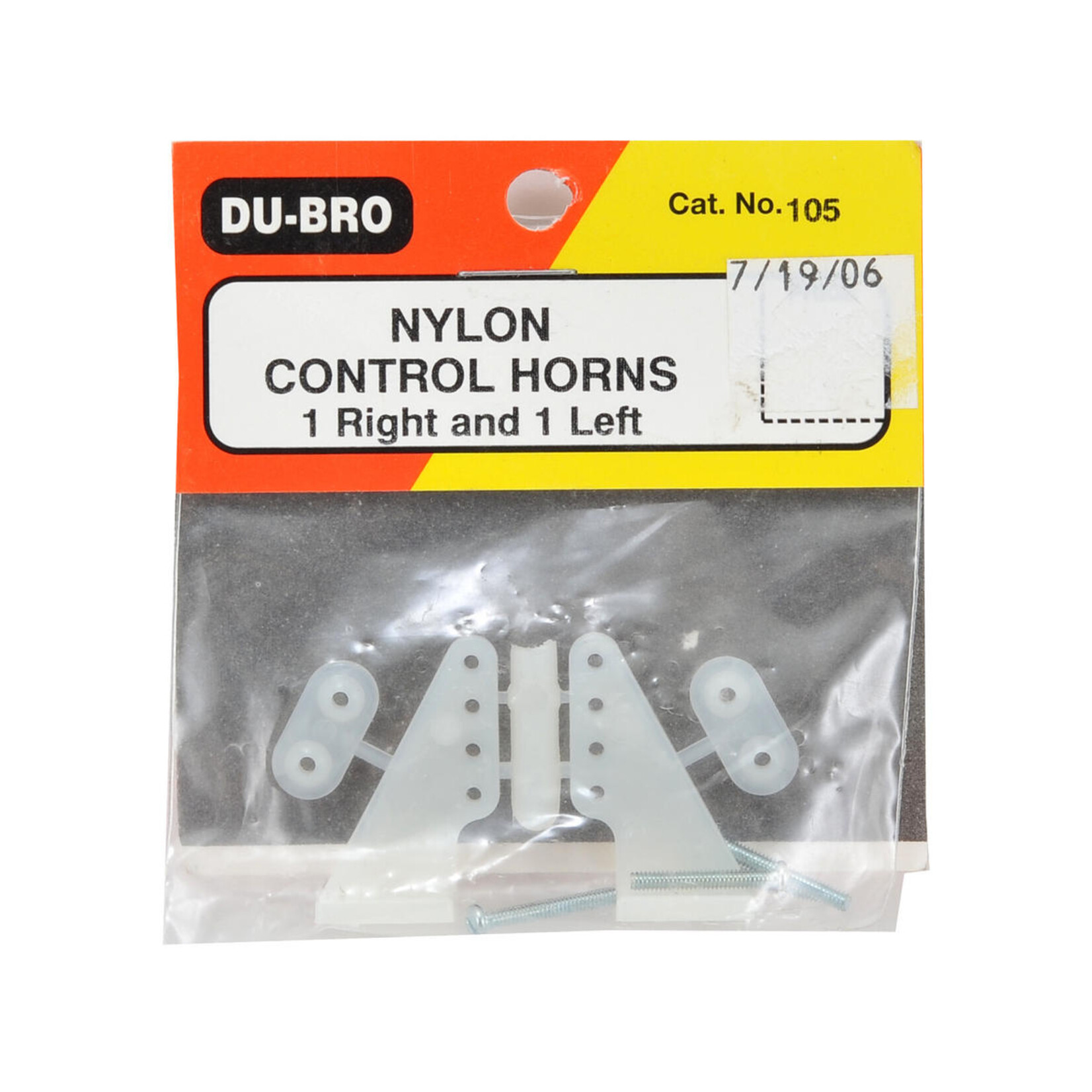 DuBro #DUB105  DuBro Nylon Control Horn Set (Large)