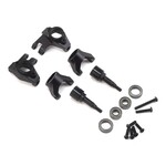 SSD RC #SSD00245SSD RC TRX-4 Front Axle Portal Delete Kit (Black)
