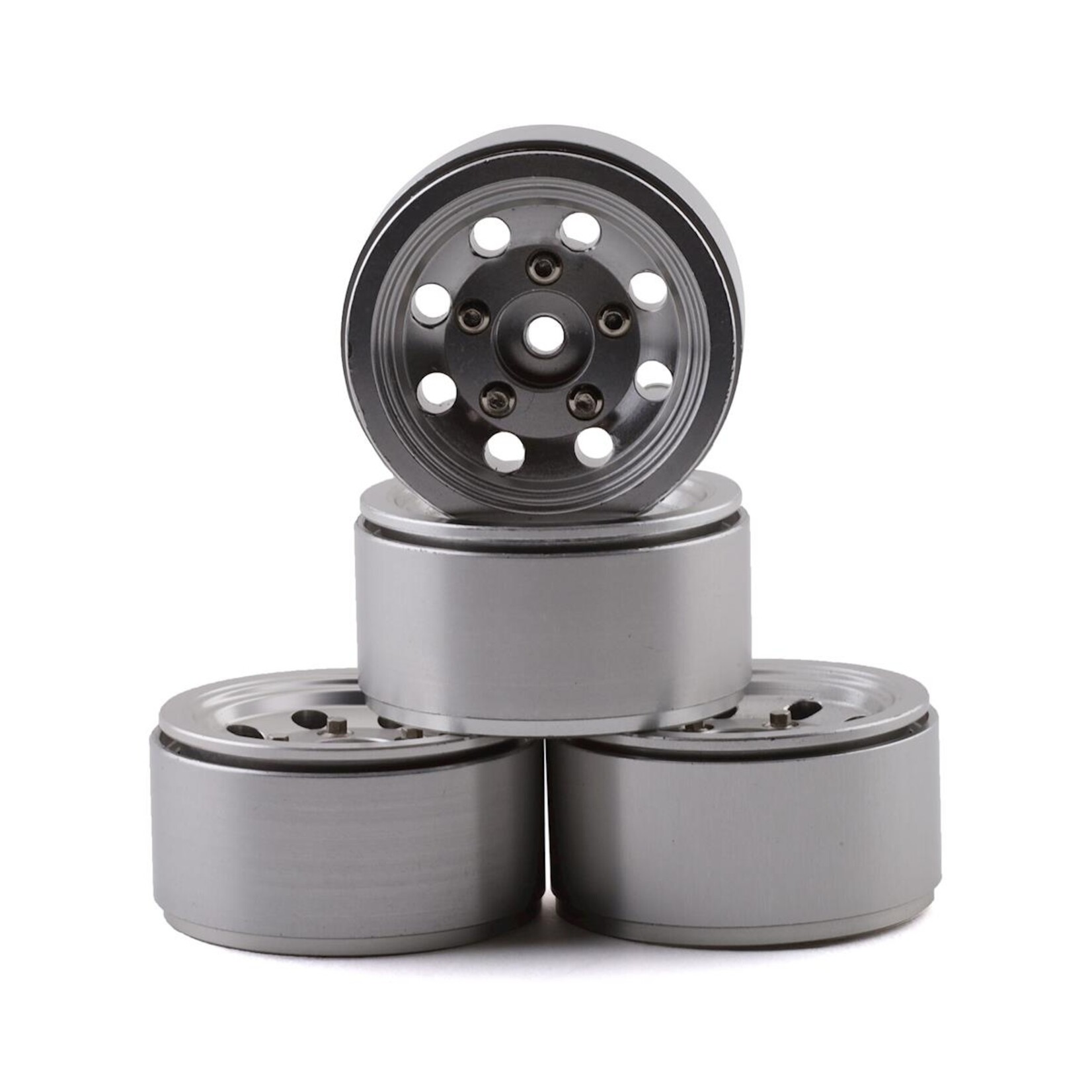 RC4WD #Z-W0280 RC4WD Classic 8-Hole 1.0" Beadlock Wheels (Silver) (4)