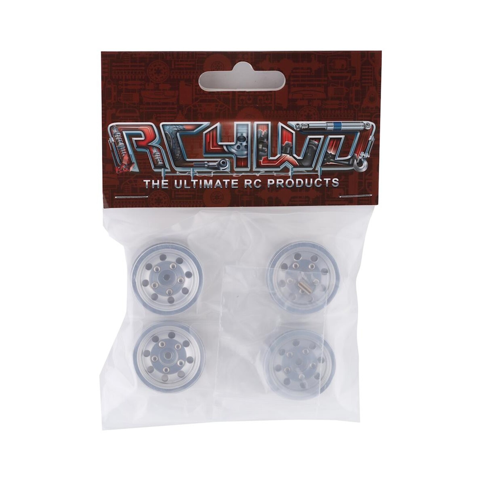 RC4WD #Z-W0280 RC4WD Classic 8-Hole 1.0" Beadlock Wheels (Silver) (4)